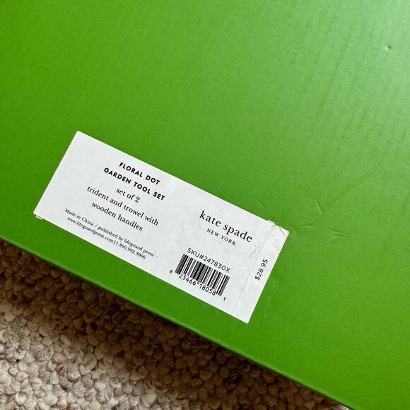 Kate Spade New York garden tool set NWT - Picture 3 of 6